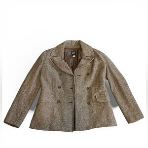 GAP Women's Classic Brown Pea Coat